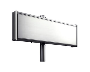 A blank billboard sign ready for advertising, isolated on transparent background.