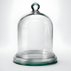 Wall Mural - bell-shaped glass dome with a rounded top and a circular base.

