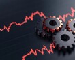 © Creator88 - Glowing gears turning in sync with a rising stock market chart, symbolizing integrated growth strategies