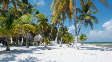 Wall Mural - Tropical Paradise Beach