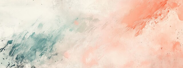 Poster - Minimalist background with soft pastel tones and abstract textures 