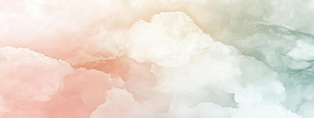 Poster - Minimalist background with soft pastel tones and abstract textures 