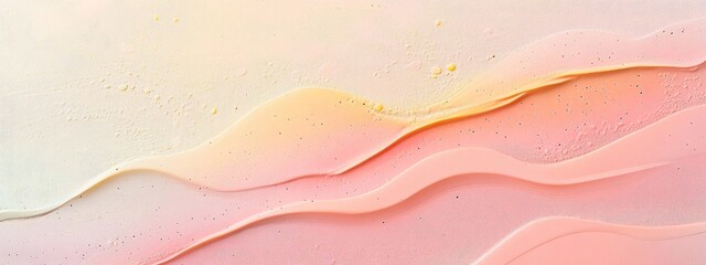 Poster - Minimalist background with soft pastel tones and abstract textures 