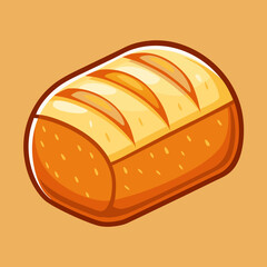 Wall Mural - illustration of bread