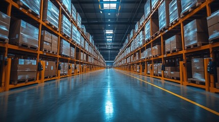 Poster - The application of robotic exoskeletons in a large warehouse during operations at night