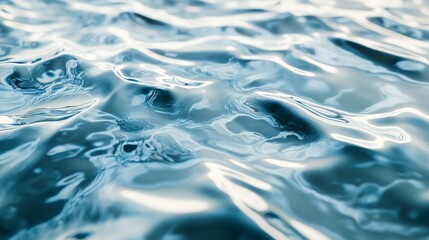 Close-up of blue rippling water surface