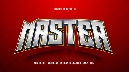 Poster - Esport game text effect, heroes editable text style effect
