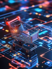 online shopping connection data, digital marketing, banking and payment online, analysis and planning of business e-commerce