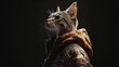© Jakkarin - Fashionable Feline: Hyper-realistic Cat in Designer Outfit Strikes a Pose for High-fashion Editorial Photoshoot