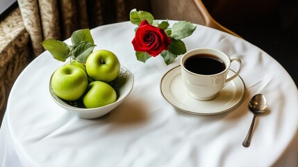 Wall Mural - still life with apple