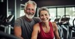 © Stock Pix - a spirited senior couple pushing their limits at a fitness studio