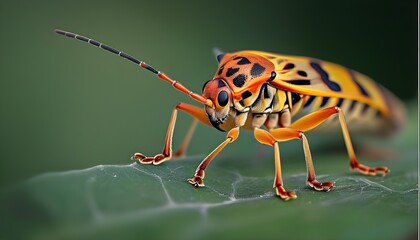 Intricate Details of Insects in Close-Up Entomology Photography