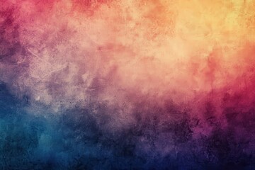 Poster - Retro colorful background with textured grain elements