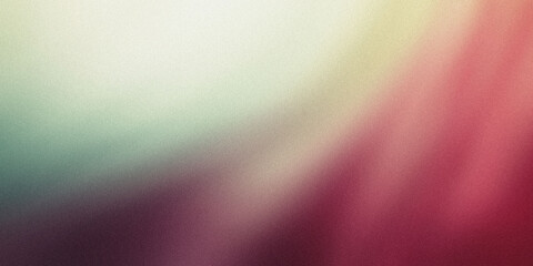 Gradient background with maroon and pale mint tones, noise texture effect