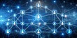 © Stock Spectrum - Digital Network of Connected People, Blue Background, Technology, Connections, Network