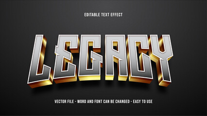 Poster - luxurious text effect, shiny editable text style effect