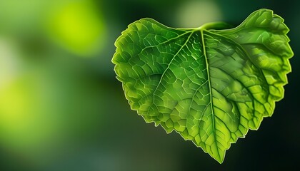 Vibrant Green Foliage Showcasing Natures Texture and Freshness in an Outdoor Setting