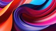 © Rstm - Abstract colorful background with smooth flowing lines.  The vibrant colors create a sense of movement and energy.