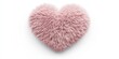 © sopiangraphics - Soft Furry Pink Heart on White Background