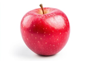 Red apple isolated on white background , ai