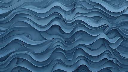 Poster - Abstract blue wavy background texture.