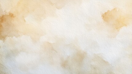 Abstract beige and white watercolor background with a textured surface.