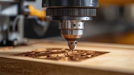 Precision laser cutting of flower patterns for spring-themed art and craft projects