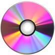 © Ajay - Compact disc isolated on transparent background. 3D rendering.
