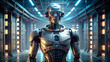 © suwatthana - rendered of a futuristic robot, technology, mechanical, cyborg, science fiction, artificial intelligence