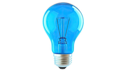 light bulb on a white transparent background