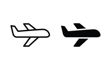 Aufkleber - plane icon vector