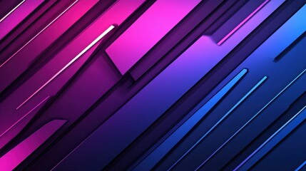 Poster - Dynamic gradient background with arrow lines reflecting modern tech, shadows, and vibrant colors for a captivating look.