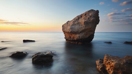 Wall Mural - Rock by sea, Cala Paradiso