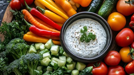 veggies n' dip