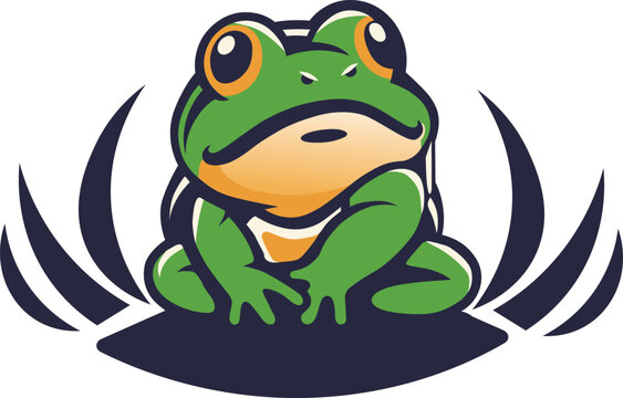 Frog  vector Print