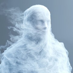 Poster - Ethereal Smoke Figure