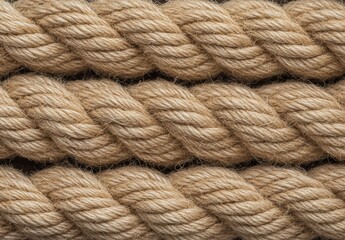 Poster - close-up of twisted rope texture