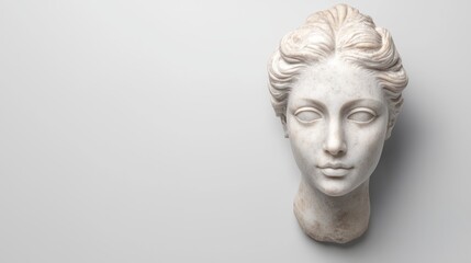 Sticker - ancient marble sculpture head