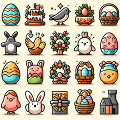 Canvas Print - Easter Icons