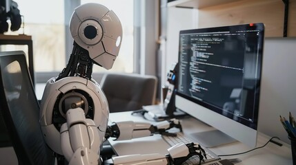 Poster - Humanoid Robot Working on a Computer