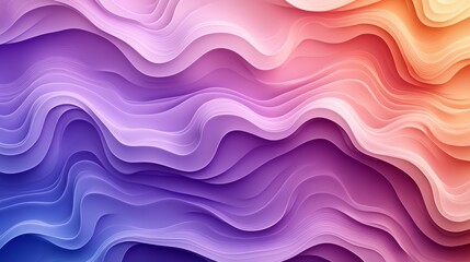 Poster - Abstract Background, Smooth Organic Shapes, Pastel Colors, Intricate Details, Soft Glow