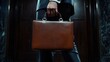 © muhammad - Businessman Holding a Leather Briefcase