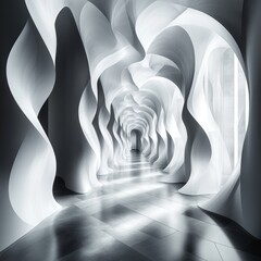 Wall Mural - Abstract Hallway