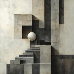 Wall Mural - Geometric Sphere