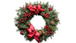 © Sandra - Christmas wreath on a white transparent background