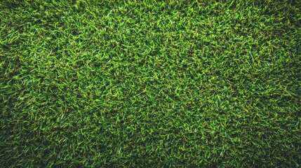 Close-up view of lush green grass texture.