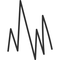 Hand Drawn Zigzag Line