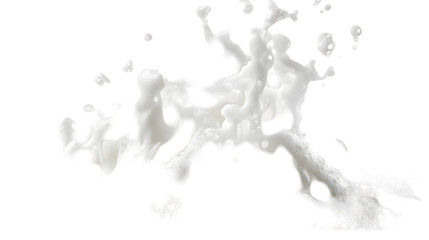 Poster - Splashing White Water:Dynamic Abstract Liquid Motion and Texture. Captivating flow and bubbles creating a mesmerizing,powerful,and refreshing visual effect.