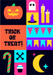 Wall Mural - Halloween party poster