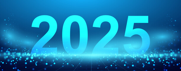 Sticker - 2025 Technology Background